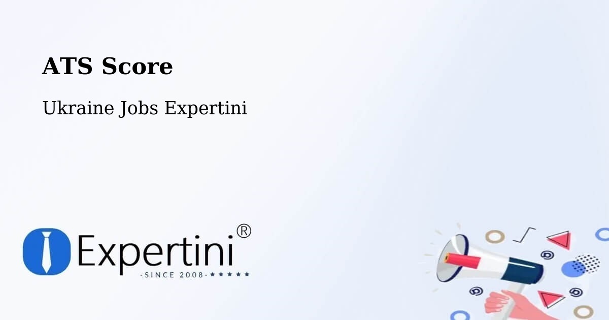 Resume ATS Score & Job Description Match Tool – Kropyvnytskyi - Ukraine Jobs Expertini