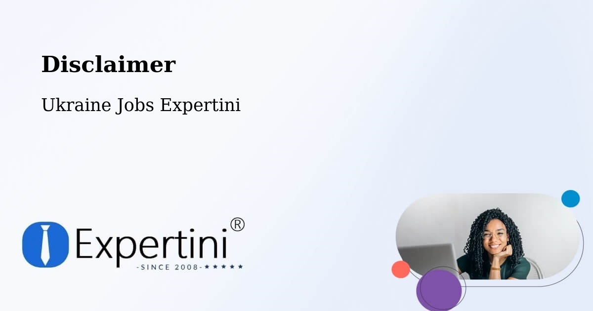 Disclaimer – Kropyvnytskyi - Ukraine Jobs Expertini