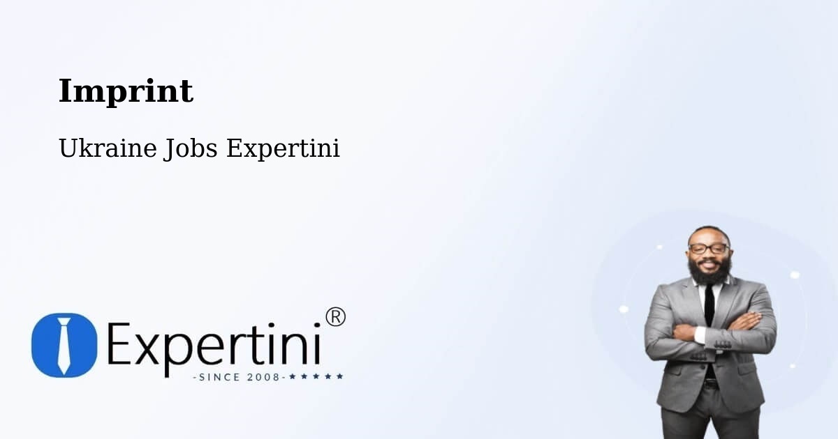 Imprint – Kropyvnytskyi - Ukraine Jobs Expertini